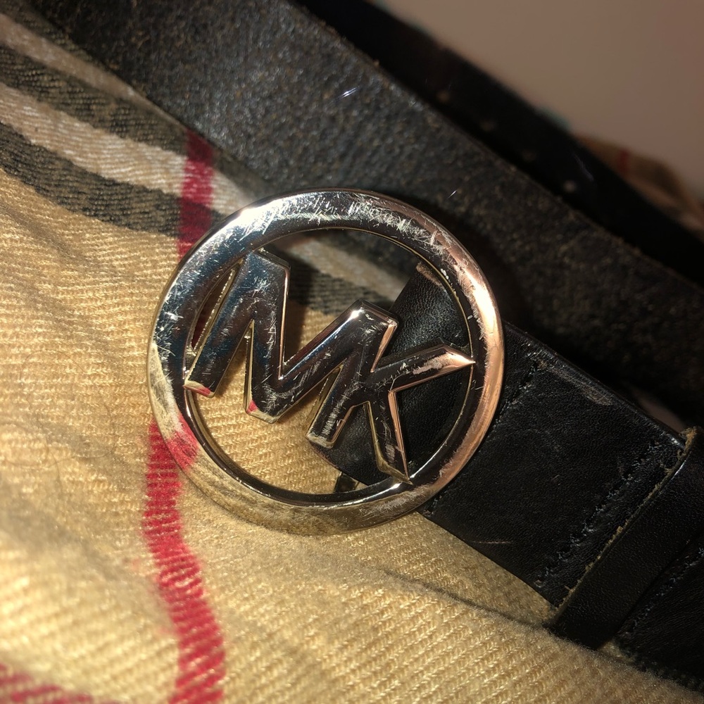 Leather Black Michael Kors Belt